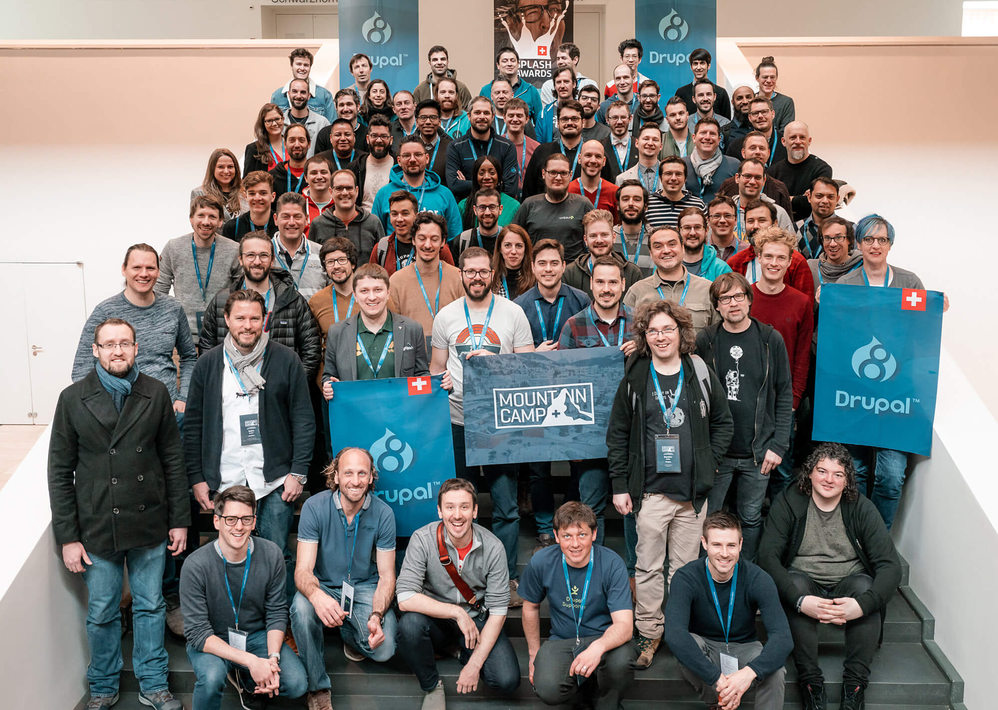 Photo of all Drupal participants - Drupal Camp 2019 Davos